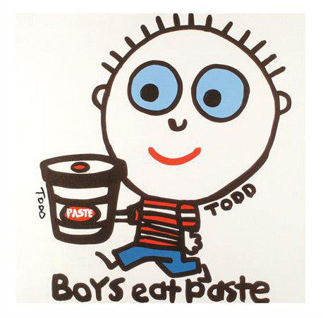 Boys Are Smelly Todd Goldman Canvas Giclée Print Artist Hand Signed and Numbered