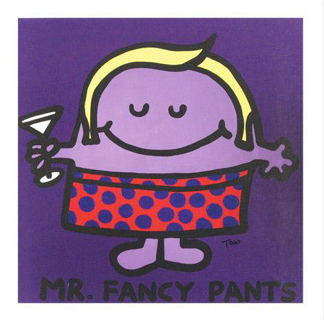 Mr Fancy Pants Todd Goldman Canvas Giclée Print Artist Hand Signed and Numbered