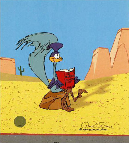 The Neurotic Coyote Chuck Jones Hand Painted Animation Cel Artist Hand Signed and Numbered