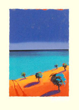 The Ocean Paul Powis Serigraph Print Artist Hand Signed and Numbered