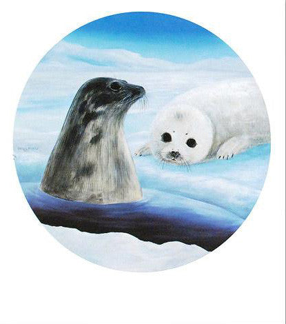 Harp Seals Wyland Lithograph Print Artist Hand Signed and Numbered