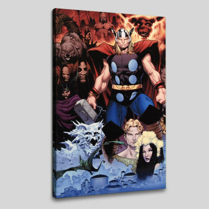 Thor Tales of Asgard 1 by Stan Lee and Jack Kirby Marvel Comics Artist Olivier Coipel Canvas Giclée Print Numbered