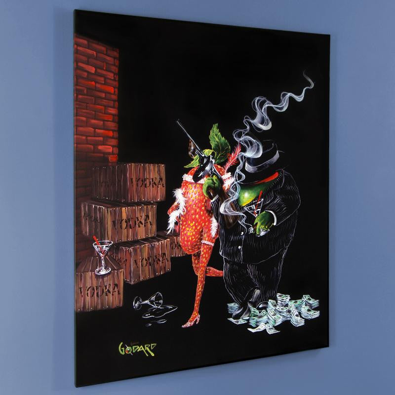 Ollie Capone Michael Godard Fine Art Canvas Giclée Print SN Numbered with Artist Authorized Signature