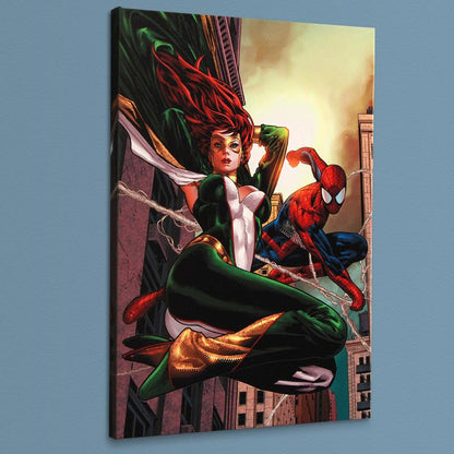 Amazing Spider Man Family 6 Marvel Artist Paulo Siqueira Canvas Giclée Print Numbered