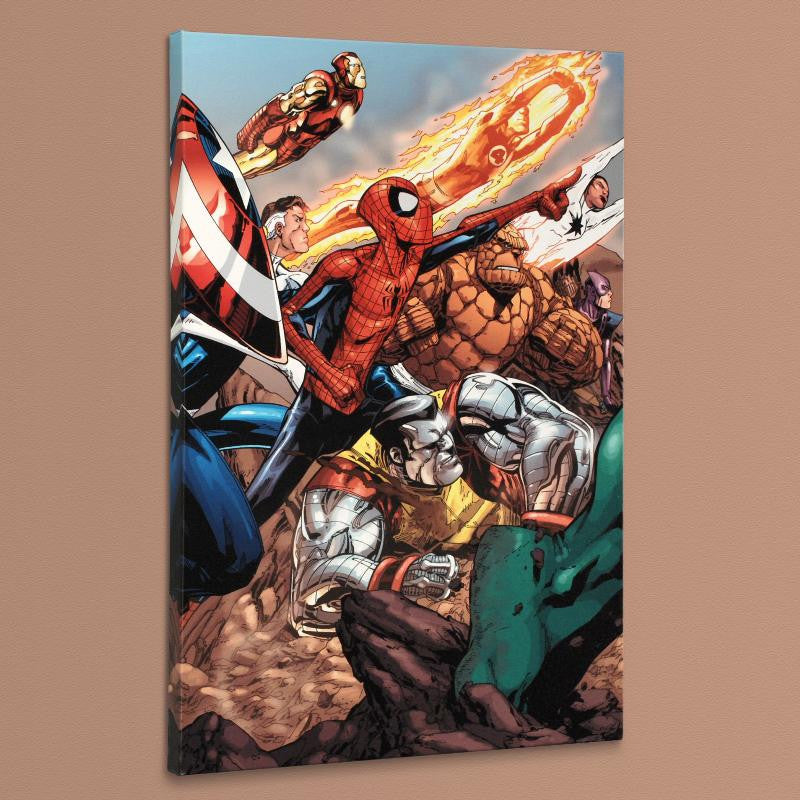 Spider Man The Secret Wars 3 Marvel Comics Artist Patrick Scherberger Canvas Giclée Print Numbered