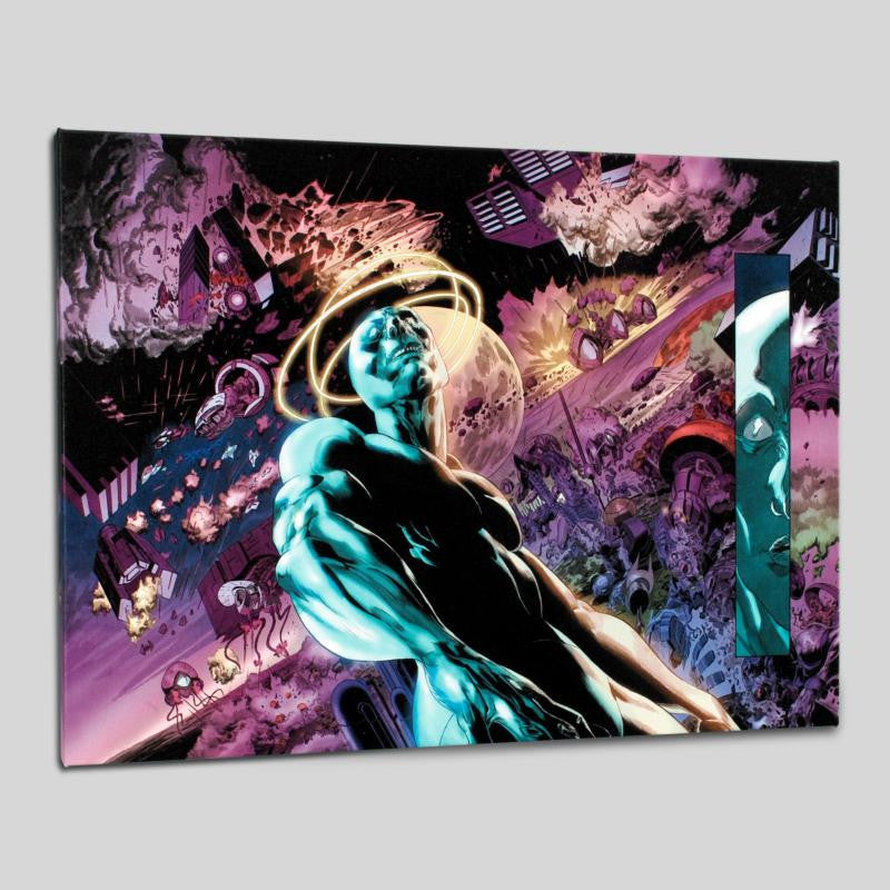 Silver Surfer In Thy Name 3 Marvel Comics Artist Tan Eng Huat Canvas Giclée Numbered