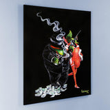 Gangster Love Michael Godard Fine Art Hand Embellished Canvas Giclée M Numbered with Artist Authorized Signature