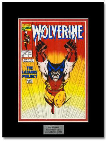 Wolverine 27 Marvel Collector Covers Series Artist Jim Lee Lithocel Print Numbere