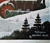 Patience Jane Wooster Scott Lithograph Print Artist Hand Signed and Numbered