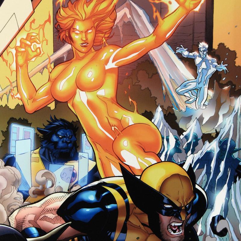 Secret Invasion X Men 4 Marvel Comics Artist Terry Dodson Canvas Giclée Print Numbered